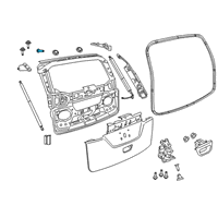 OEM 2021 Chrysler Pacifica Door Screws Diagram - 6512277AA