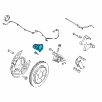 OEM Ford Actuator Diagram - JL3Z-2B712-A