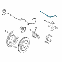 OEM 2018 Ford F-150 Brake Hose Diagram - GL3Z-2282-B