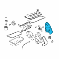 OEM 2000 Chrysler Cirrus Cover-Timing Belt Diagram - 4777520AC