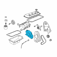 OEM Chrysler Pump-Engine Oil Diagram - 4667884