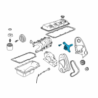 OEM Chrysler TENSIONER-Belt Diagram - 5018400AB