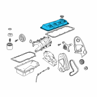 OEM 2002 Dodge Neon Cover-Cylinder Head Diagram - 4884293AA