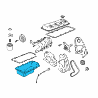 OEM 1997 Dodge Stratus Pan-Engine Oil Diagram - 4777300AE