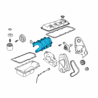 OEM 2004 Dodge Neon Engine Intake Manifold Diagram - 5018787AC