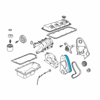 OEM 1996 Chrysler Sebring Seal-Timing Belt Cover Diagram - 4667340AB