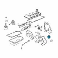 OEM 2000 Chrysler Cirrus Sprocket-Camshaft Diagram - 4667602