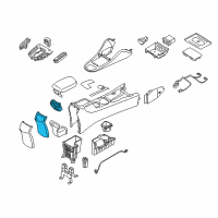 OEM 2022 Hyundai Ioniq Cover Assembly-Console End Diagram - 84690-G2AA0-T9Y