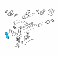 OEM Hyundai Ioniq Cover Assembly-Console End Diagram - 84690-G2000-T9Y