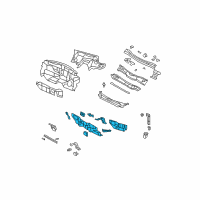 OEM Dodge Avenger Panel-Dash Diagram - 5076289AM