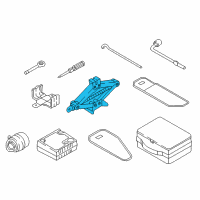 OEM 2019 Kia Sportage Jack Assembly Diagram - 09110D9000