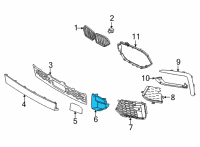 OEM 2021 BMW X6 COVER, GRILL, LEFT Diagram - 51-11-8-092-501