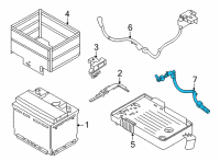 OEM 2020 Nissan Sentra Cable Assy-Battery Earth Diagram - 24080-6LB0A