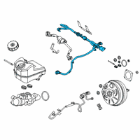 OEM Ford Escape TUBE - VACUUM Diagram - LX6Z-2420-B