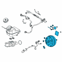 OEM 2022 Ford Escape Booster Diagram - JX6Z-2005-T