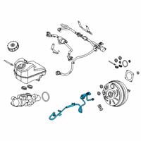 OEM 2020 Ford Escape Booster Hose Diagram - JX6Z-2420-AD