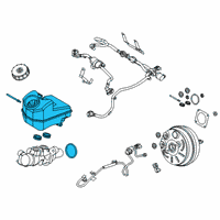 OEM 2022 Ford Escape Master Cylinder Repair Kit Diagram - JX6Z-2L210-G