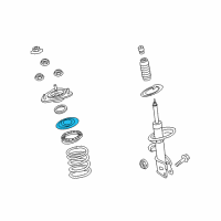 OEM 2011 Hyundai Veracruz Spring, Upper Seat Assembly Diagram - 54620-3J000