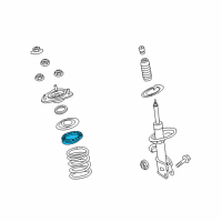 OEM 2007 Hyundai Veracruz Front Spring Pad, Upper Diagram - 54623-3J000