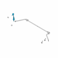 OEM Ford Five Hundred Stabilizer Link Diagram - 7F9Z-5K484-S