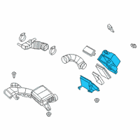 OEM 2019 Nissan NV200 Air Cleaner Housing Diagram - 16528-3LM0A