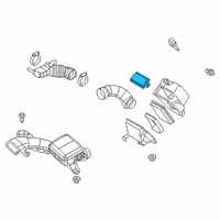 OEM 2017 Nissan NV200 Air Cleaner Housing Cover Diagram - 16526-EL00A