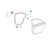 OEM 2011 Toyota Camry Seal Diagram - 67482-06010