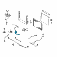 OEM 2019 BMW X6 Coolant Hose Diagram - 17-12-7-576-354