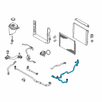 OEM BMW Coolant Hose Diagram - 17-12-7-576-369