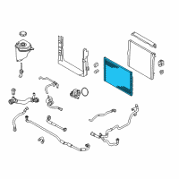 OEM 2011 BMW X6 Radiator Diagram - 17-11-7-576-273