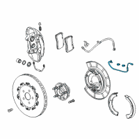 OEM 2014 Chevrolet Camaro Rear Speed Sensor Diagram - 23146177