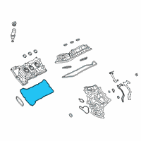 OEM 2022 Ford Police Interceptor Utility Valve Cover Gasket Diagram - L1MZ-6584-A