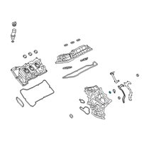 OEM 2021 Ford Explorer Timing Cover O-Ring Diagram - K2GZ-9440-A