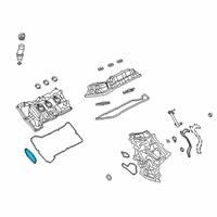 OEM Ford Explorer Valve Cover Gasket Diagram - JT4Z-6584-B