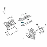 OEM 2021 Ford Bronco Valve Cover Gasket Diagram - JT4Z-6584-D