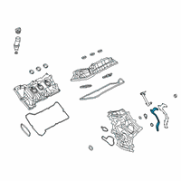 OEM 2020 Lincoln Aviator Front Cover Gasket Diagram - L1MZ-6020-A