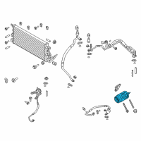 OEM 2013 Lincoln MKT Compressor Assembly Diagram - FB5Z-19703-D