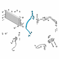 OEM 2012 Ford Explorer AC Line Diagram - BB5Z-19867-C