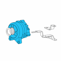 OEM 1999 Ford F-350 Super Duty Alternator Diagram - F6AZ-10346-AARM2