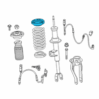 OEM BMW 840i Coil Spring Insulator Diagram - 61316862569