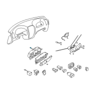 OEM 2004 Hyundai Accent Socket Lamp Assembly(12V 1.5W) Diagram - 94369-25400