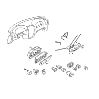 OEM 2004 Hyundai Accent Bulb Diagram - 97241-25100