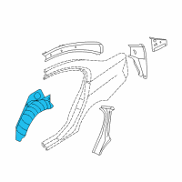 OEM 2014 BMW ActiveHybrid 3 Wheel-House Inner Panel, Rear Right Diagram - 41-21-7-297-942