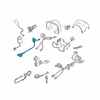 OEM Cadillac DeVille Ignition Switch Diagram - 12450183