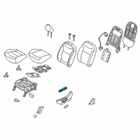 OEM 2019 Kia Soul Switch Assembly-Power Front Diagram - 88540A4100