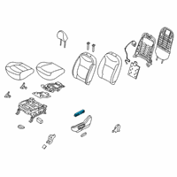 OEM 2017 Kia Soul Switch Assembly-Power Front Diagram - 88540A4100