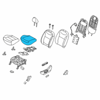 OEM 2017 Kia Soul Pad Assembly-Front Seat Cushion Diagram - 88150B2000