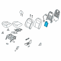 OEM Kia Soul Heater-Front Seat Ba Diagram - 88399B2000