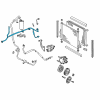 OEM 2006 Ford Freestar AC Line Diagram - 6F2Z-19835-BA