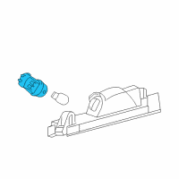 OEM 2004 Toyota Echo Holder Diagram - 90075-60005